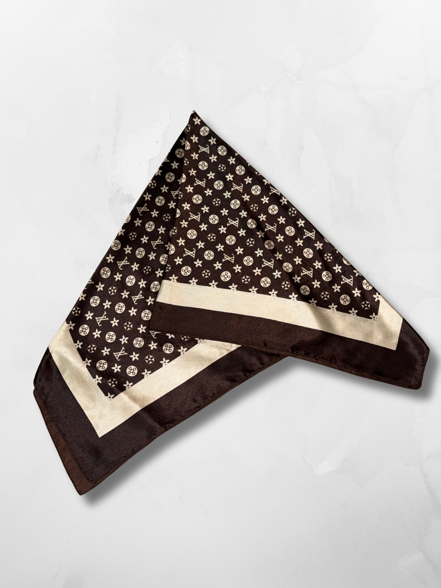 Louis Vuitton square silk scarf