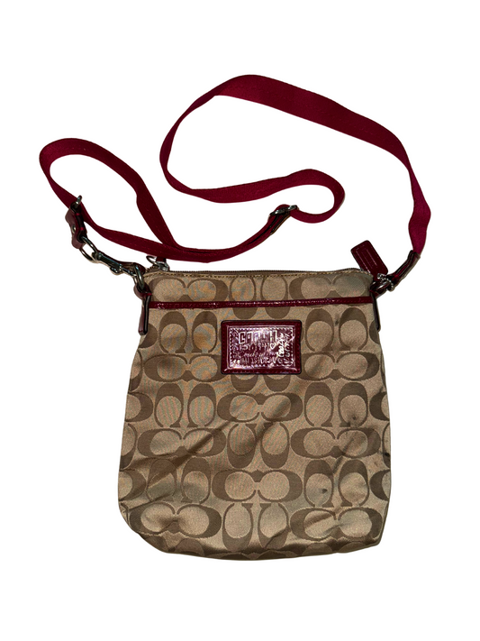 Y2K Coach Crossbody Bag Purse Satchel sSgnature Canvass