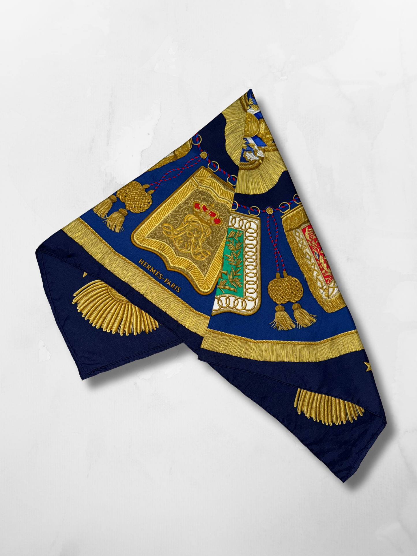 Hermès "Poste et Cavalerie" silk scarf