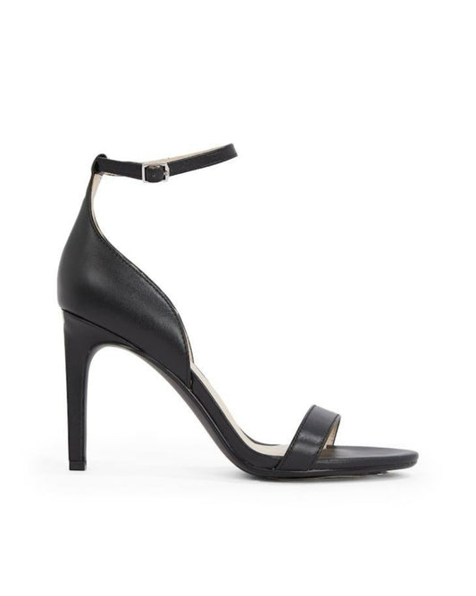 LEATHER HEELED SANDALS