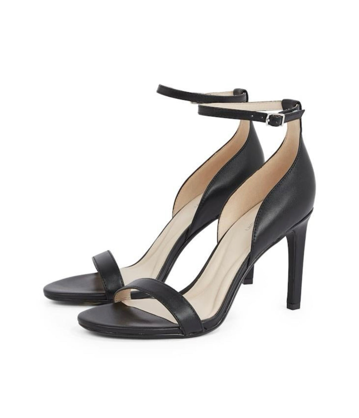 LEATHER HEELED SANDALS
